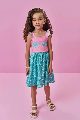 Vestido em Malha Power Kukiê Infantil Menina