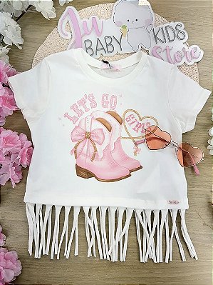 Blusa em Meia Malha Kukiê Infantil Menina