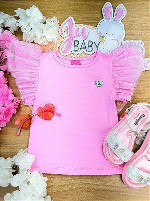 Blusa em Tule Cinti Infantil Menina