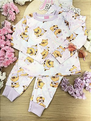 Pijama Blusa e Calça Capivara Cinti