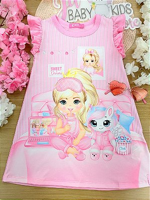 Pijama Camisola Brilhinho Cinti