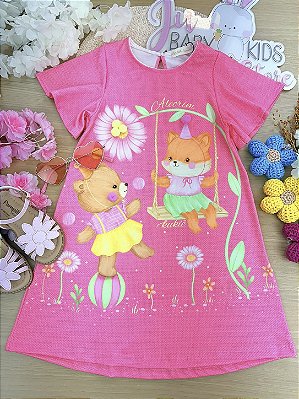Vestido em Malha Fresh Kukiê Infantil Menina