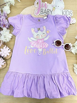 Vestido em Meia Malha Kukiê Bebê Menina