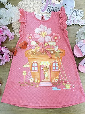Vestido em Malha Fresh Kukiê Infantil Menina