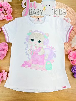 Blusa em Meia Malha Kukiê Infantil Menina