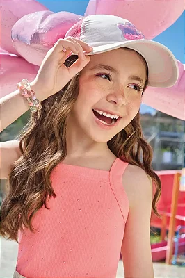 Boné em Nylon Kukiê Infantil Menina