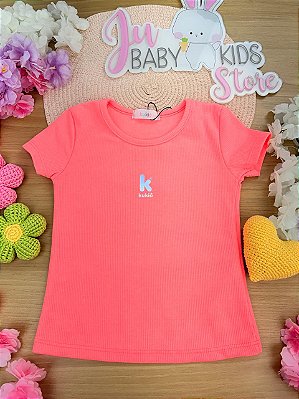 Blusa em Canelado Liz Rosa Kukiê