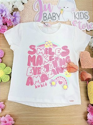 Blusa em Meia Malha Kukiê Infantil Menina