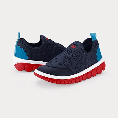 Tênis Infantil Bibi Roller 2.0 Azul de Dinossauro