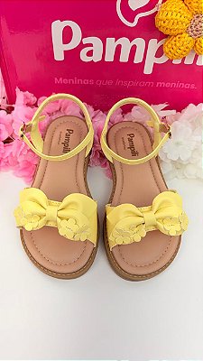 Sandália Pampili 776 Maitê Amarelo Vanila