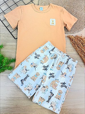 Conjunto Camiseta e Bermuda Divertto