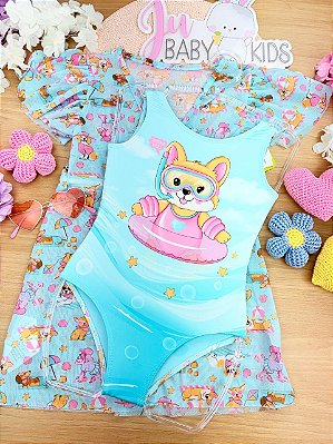 Conjunto Maiô e Saída de Praia Cinti