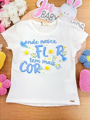 Blusa em Meia Malha Infanti Infantil Menina