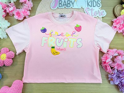 Blusa em Meia Malha Infanti Infantil Menina