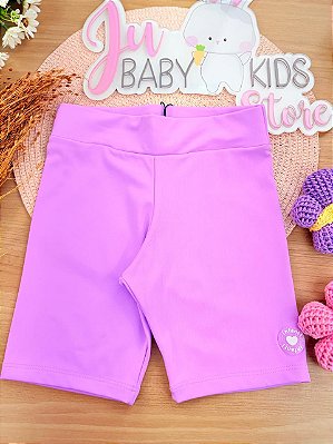 Bermuda Biker em Malha Poliamida UV 50+ Infanti Infantil Menina