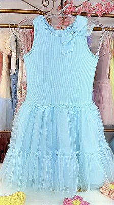 Vestido Azul Petit Cherie