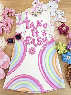 Vestido em Fly Tech Infanti Infantil Menina