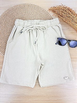 Bermuda em Cotton Jeans com Elastano Johnny Fox Teen Menino