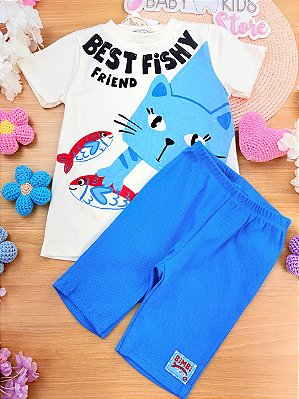 Conjunto Blusa e Biker Bimbi