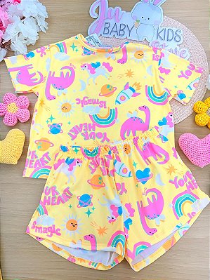 Conjunto de Pijama Infantil Menina Bimbi