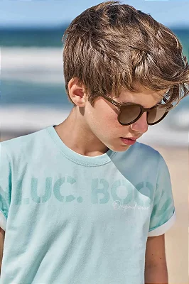 Óculos de Sol com Proteção UV (acompanha Caixinha e Estojo) LucBoo Infantil Menino