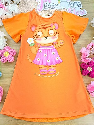 Vestido em Meia Malha Kukiê Infantil Menina