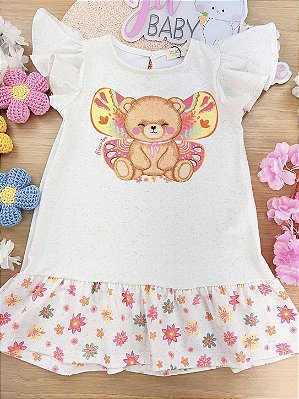 Vestido em Malha Power Kukiê Bebê Menina