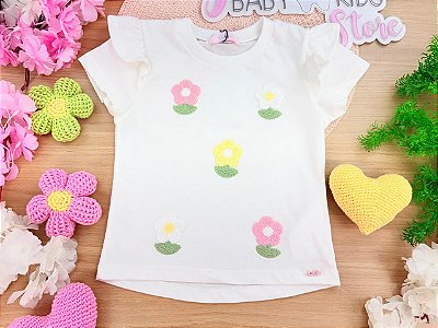 Blusa em Meia Malha Kukiê Infantil Menina
