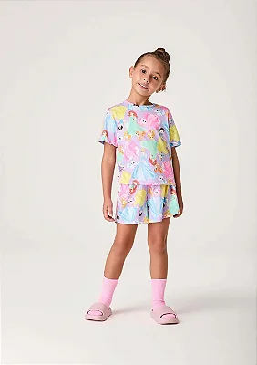 Pijama Infantil Menina Princesas Disney Bimbi