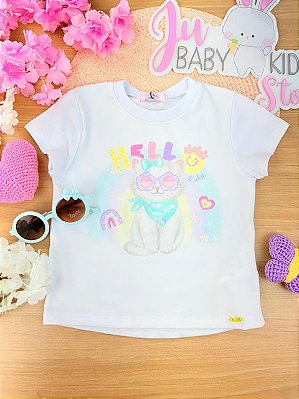 Blusa em Meia Malha Kukiê Infantil Menina