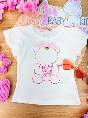 Blusa em Cotton Kukiê Infantil Menina