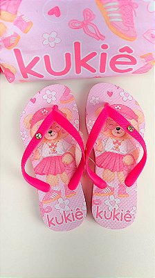 Chinelo Ursinha Acompanha Bolsa Kukiê