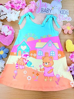 Vestido em Malha Fresh Kukiê Infantil Menina