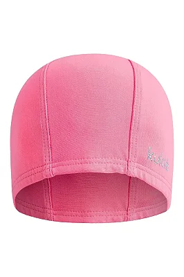 Touca de Natação em Malha com Proteção UV50+ Rosa Kukiê Infantil Menina