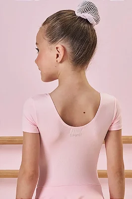 Acessório de Cabelo em Tela(Rede para Coque) Rosa Infanti Infantil Menina
