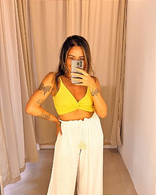 Top Júlia Amarelo