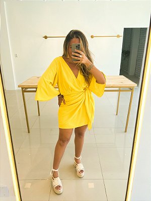 Vestido Ayla Amarelo