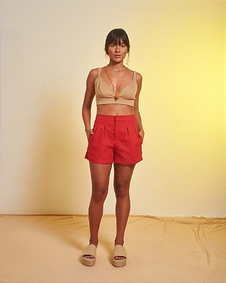 Short Paloma Vermelho