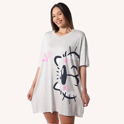 Camisetão Feminino Cat