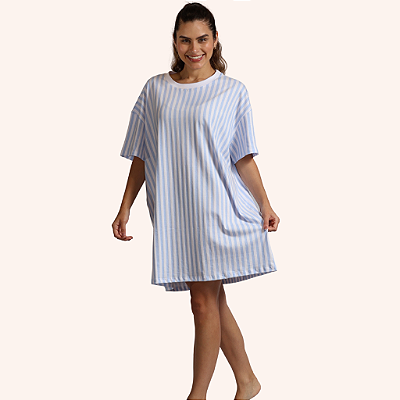 Camisetão Feminino Listra