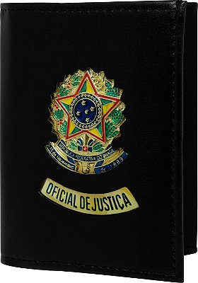 CARTEIRA COURVIN PRETO - OFICIAL DE JUSTIÇA