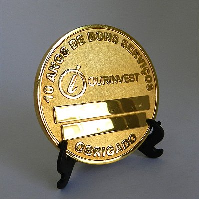 MEDALHA - OURINVEST 10 ANOS