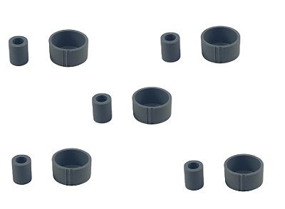 5X Borracha Rolete Epson L210 L220 L355 L375 L365 L395 L396 L455