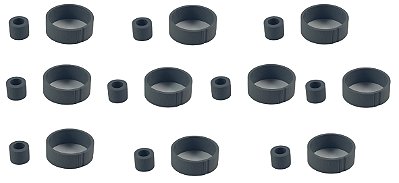 10X Borracha Rolete Epson L3110 L3150 L3160 L3250 L4150 L4160
