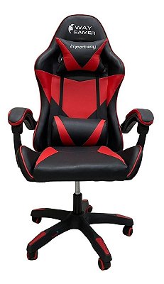 Cadeira Gamer Reclinável Vermelha E Preta - Importway
