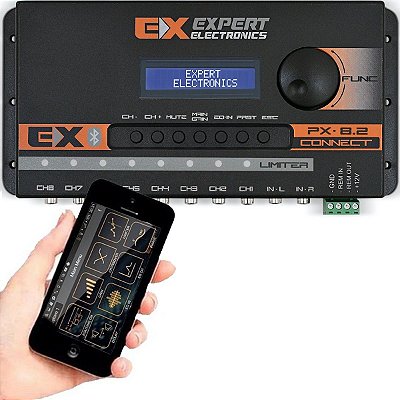 Crossover Eletronics Px-8.2 Connect 8 Canais Equalizador Processador De Áudio Digital Com Bluetooth - Expert