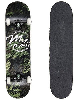 Skateboard Profissional Mormaii Zen (P55) Verde Camuflado - Mormaii