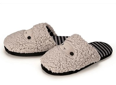 Pantufa Chinelo Ovelha Bege - Importway