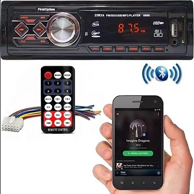 Mp3 Novo 8860 2019-02 Com Controle Com Bluetooth