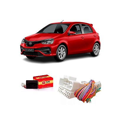Módulo para Automação Vidros Elétricos Toyota Etios 2010-2014 Tury Antiesmagamento